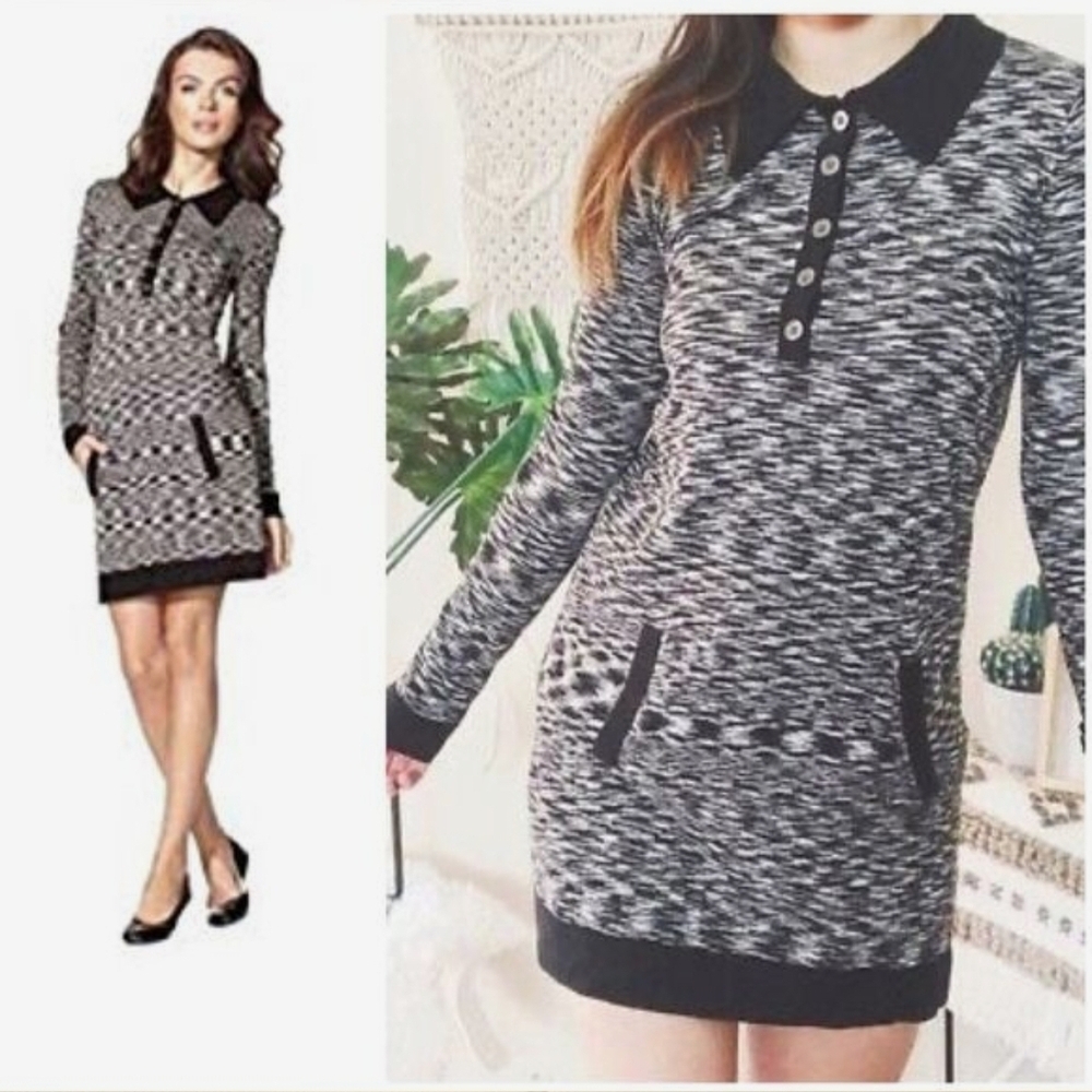 Missoni for Target Black and White Patterned Mini Dress